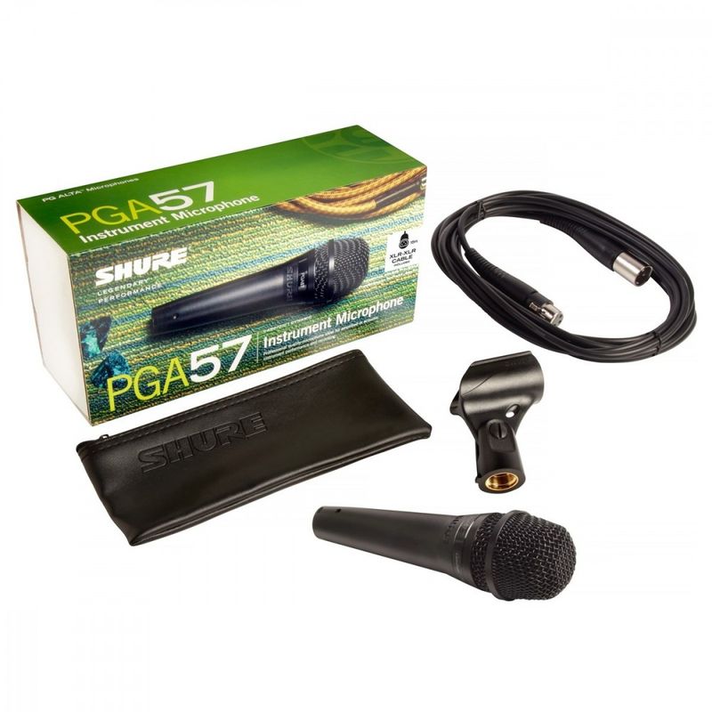 Shure SNARE/GUITAR AMP MIC W/15FT XLR CABLE