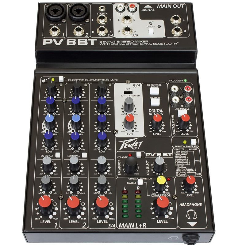 Peavey PV-6 BT Mixer