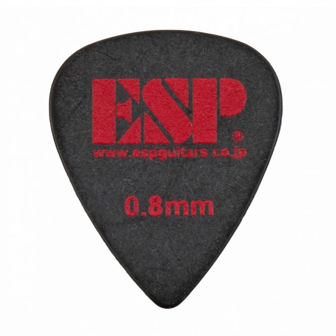 Hovedbilde ESP PLEKTER 0,8mm sort m/rød logo