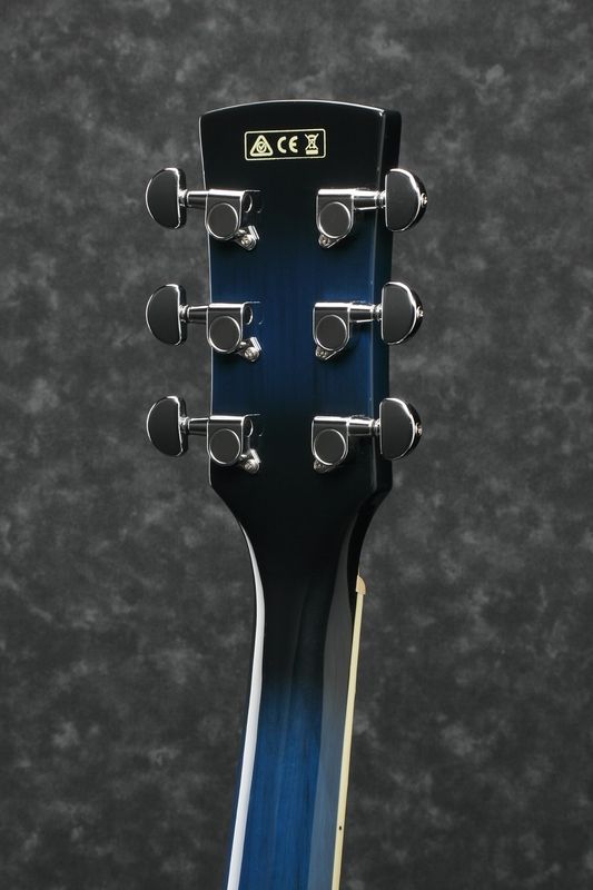 Ibanez PF15ECE-TBS Transparent Blue Sunburst