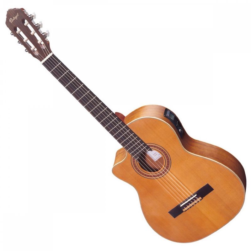Ortega RCE131L Left-Handed Natural  m/bag