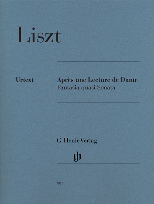 Hovedbilde F. Lisz - Après Une Lecture De Dante - Fantasia ...