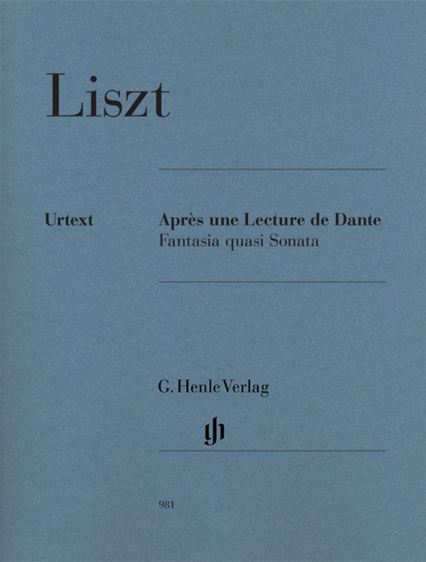 F. Lisz - Après Une Lecture De Dante - Fantasia Quasi Sonata