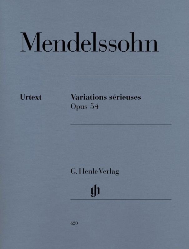 Felix Mendelssohn Bartholdy - Variations Sérieuses Op. 54