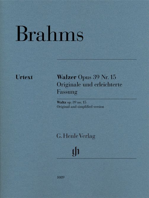 Hovedbilde Johannes Brahms - Waltz Op 39 No 15 Original & ...
