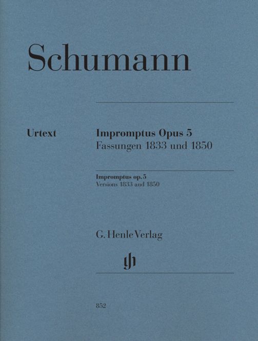 Hovedbilde Robert Schumann - Impromptus Op.5 - Fassungen 1833 Und 1850