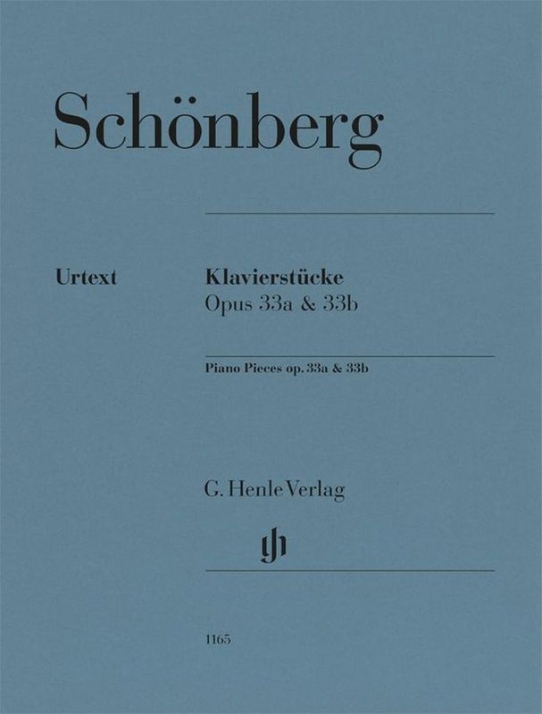 Arnold Schönberg - Klavierstücke Op. 33a und 33b