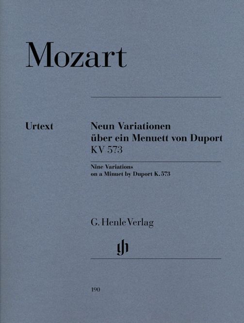 Hovedbilde Wolfgang Amadeus Mozart - 9 Variations on a ...