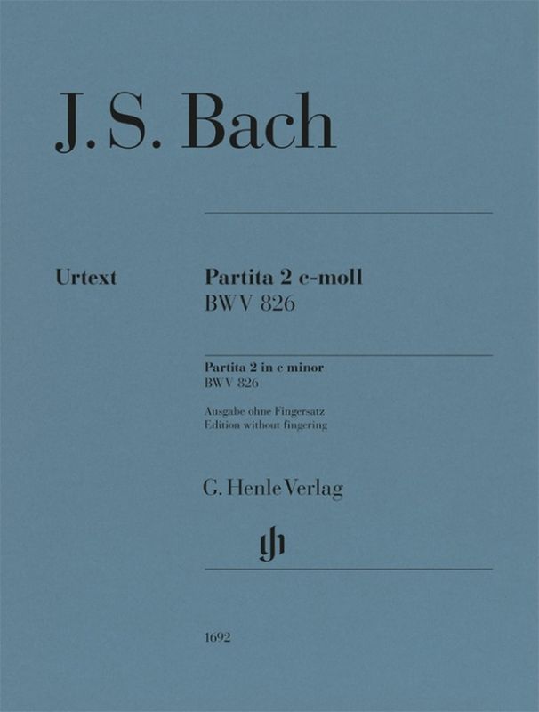 Johann Sebastian Bach - Partita 2 C-moll - BWV 826