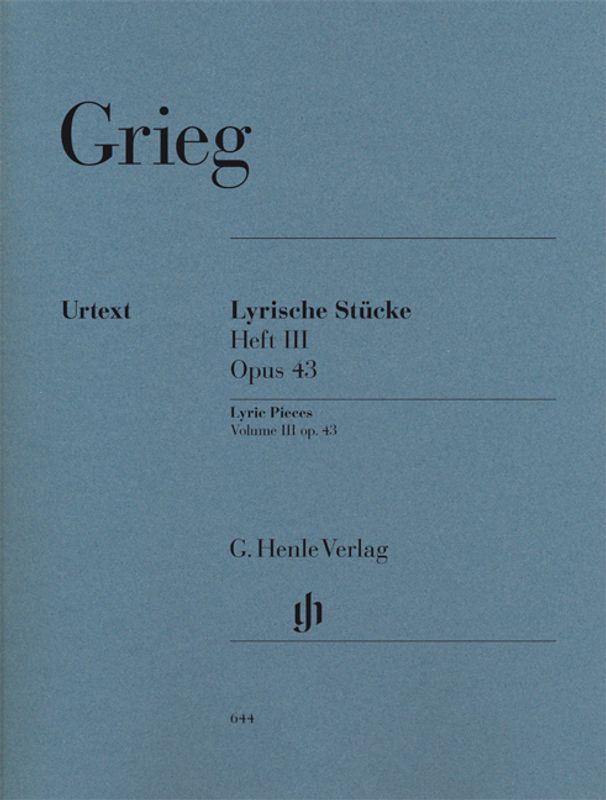 Edvard Grieg - Lyric Pieces Book III Op.43