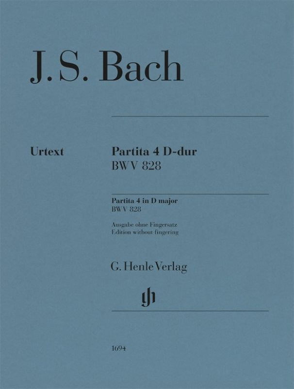 Johann Sebastian Bach - Partita 4 D-Dur BWV 828