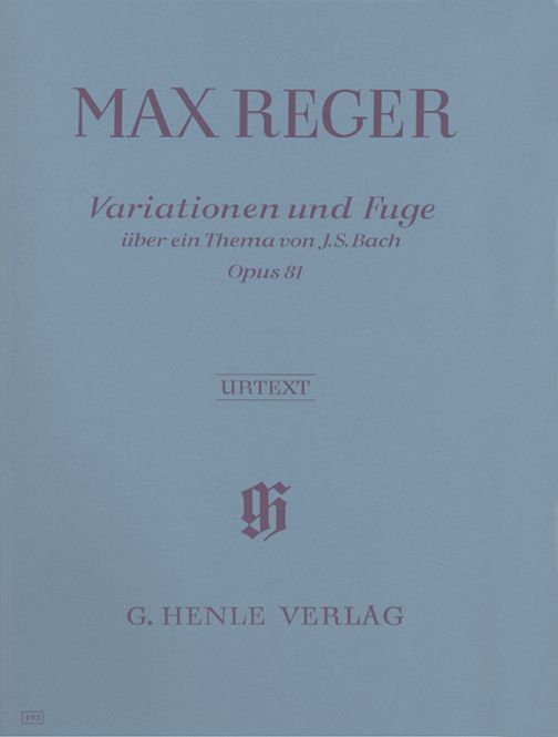 Hovedbilde Max Reger - Variationen Über Ein Thema Von J.S. ...