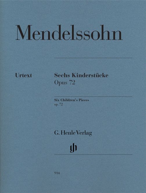 Hovedbilde Felix Mendelssohn Bartholdy - Six Children's ...