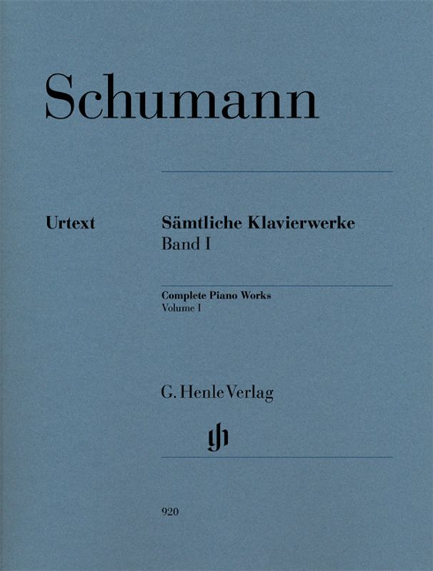 Robert Schumann - Sämtliche Klavierwerke Band 1