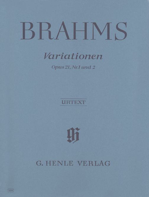 Hovedbilde Johannes Brahms - Variations Op.21 No.1 And 2