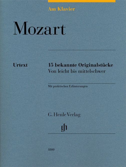 Hovedbilde Wolfgang Amadeus Mozart - Am Klavier - 15 Bekannte Originalstück