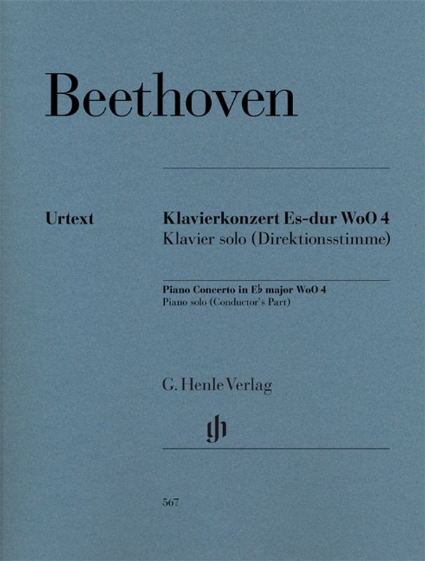 Ludwig van Beethoven - Piano Concerto In E Flat WoO 4