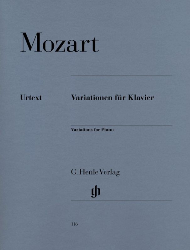 Wolfgang Amadeus Mozart - Piano Variations