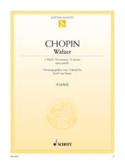 Hovedbilde Frédéric Chopin - Waltz in E minor Opus posthume
