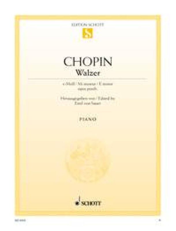 Frédéric Chopin - Waltz in E minor Opus posthume