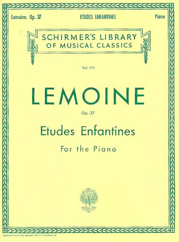 Henry Lemoine - Etudes Enfantines, Op. 37