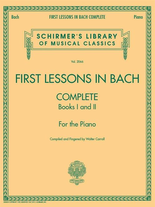 Hovedbilde Johann Sebastian Bach - First Lessons In Bach 1 & 2 Complete