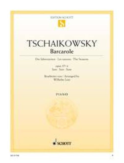 Hovedbilde Pyotr Ilyich Tchaikovsky - Barcarole Opus 37-2/6