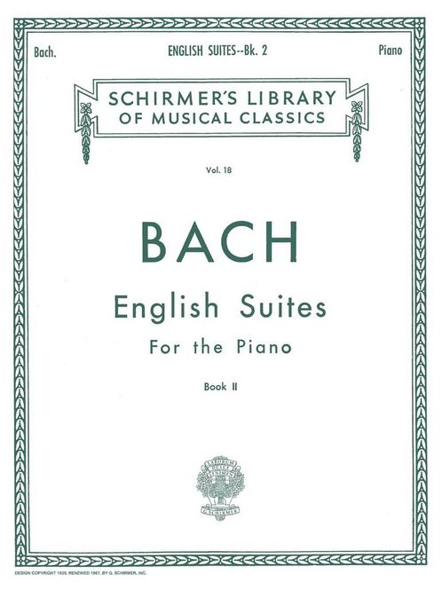 Hovedbilde Johann Sebastian Bach - English Suites Book 2