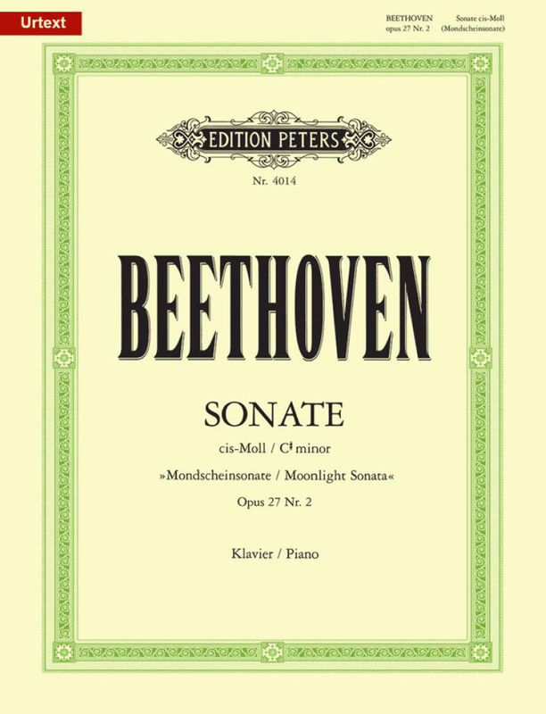 Ludwig van Beethoven - Sonata No.14 Op.27 In C Sharp Minor 'Moon