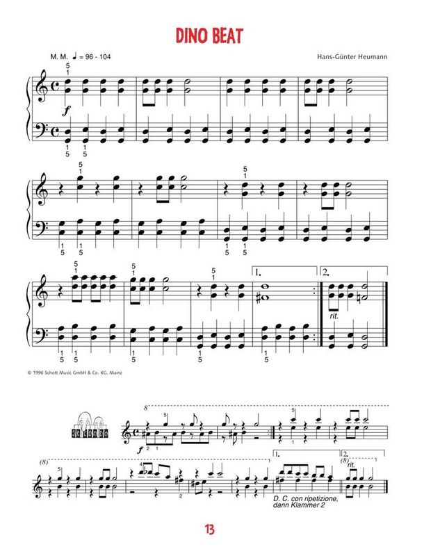Hans-Günter Heumann - Piano Kids 2 Schule + Aktionsbuc