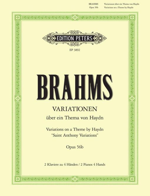 Hovedbilde Johannes Brahms - St. Anthony Chorale And 8 ...