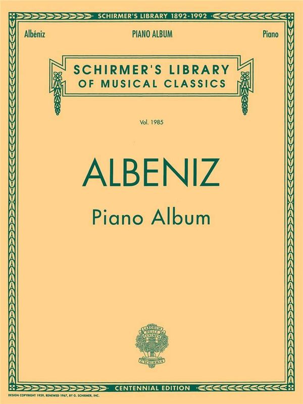 Isaac Albéniz - Piano Album