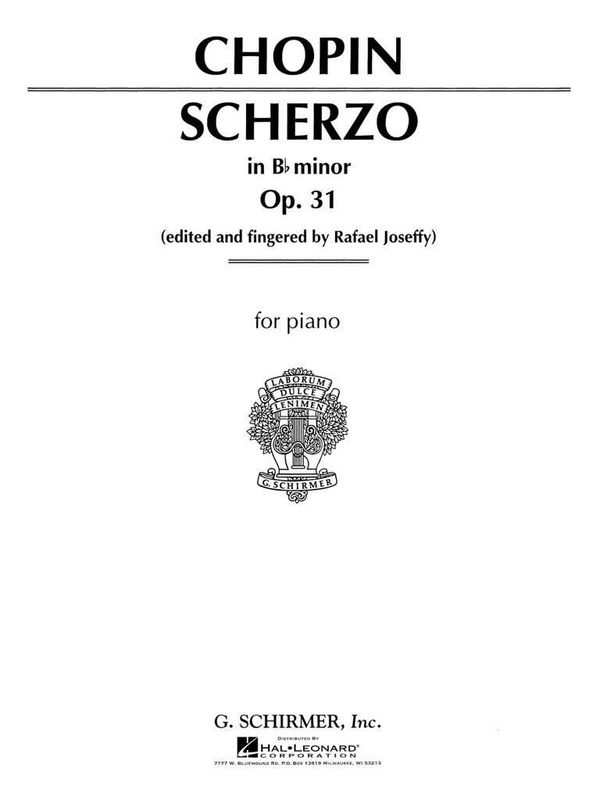Frédéric Chopin - Scherzo, Op. 31 in Bb Minor