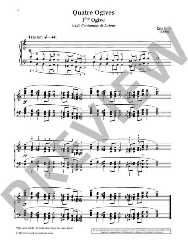 Erik Satie - Klavierwerke 2