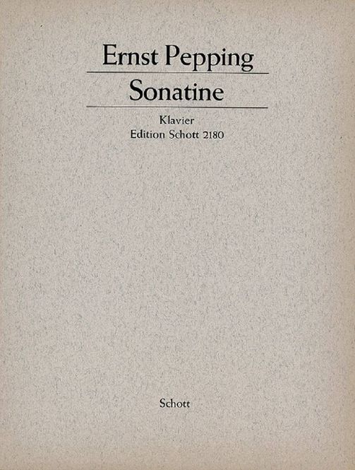 Hovedbilde Ernst Pepping - Sonatina
