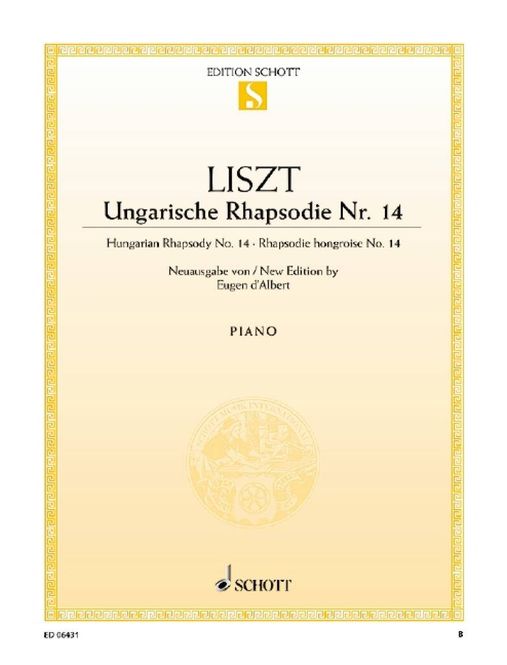 Hovedbilde Franz Liszt - Ungarische Rhapsodie Nr. 14 f-Moll