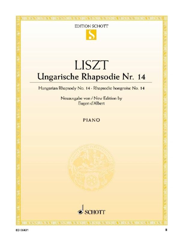 Franz Liszt - Ungarische Rhapsodie Nr. 14 f-Moll