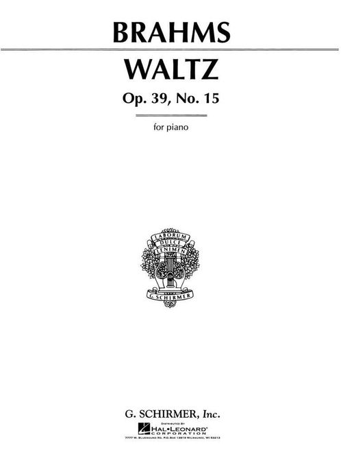 Hovedbilde Johannes Brahms - Waltz in Ab Major, Op. 39, No. 15