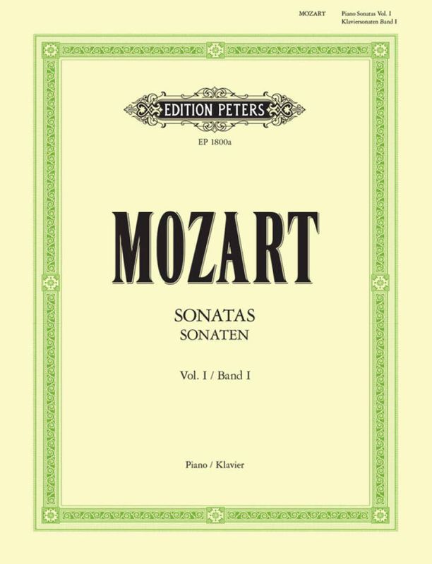 Wolfgang Amadeus Mozart - Sonaten für Klavier Band 1 