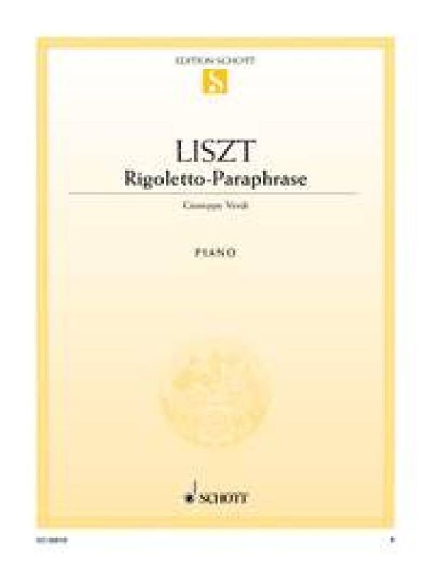 Franz Liszt - Rigoletto Paraphrase (Verdi)