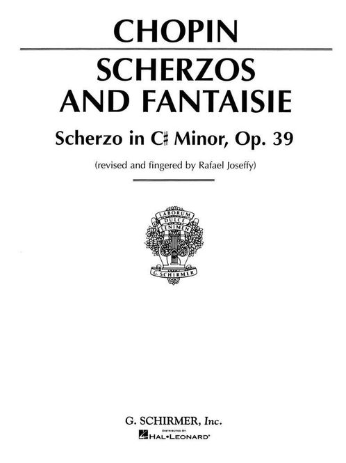 Hovedbilde Frédéric Chopin - Scherzo, Op. 39 in C# Minor