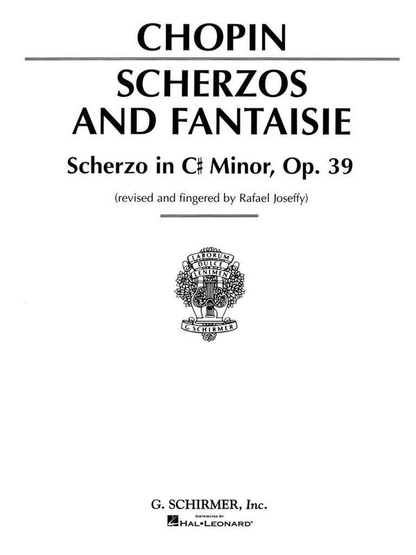 Frédéric Chopin - Scherzo, Op. 39 in C# Minor