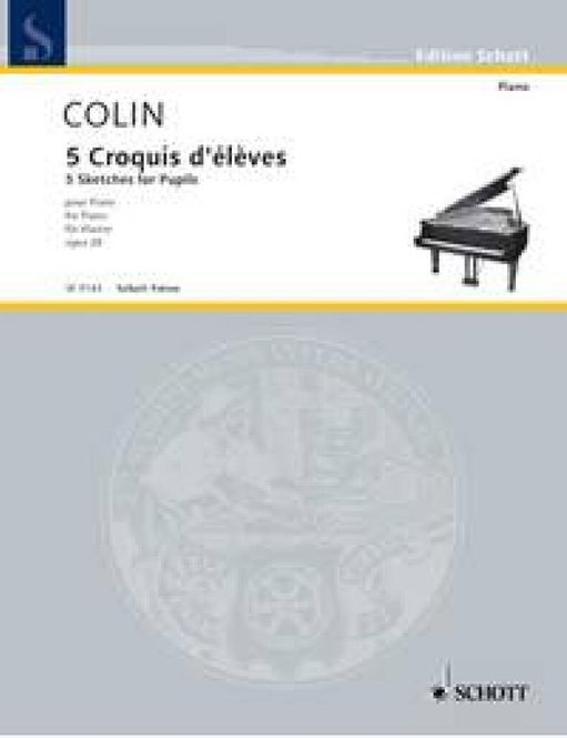 Hovedbilde Georges Colin - 5 Croquis d'elèves op. 28