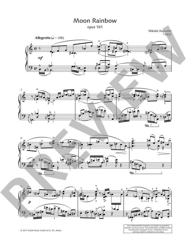 Moon Rainbow Op. 161