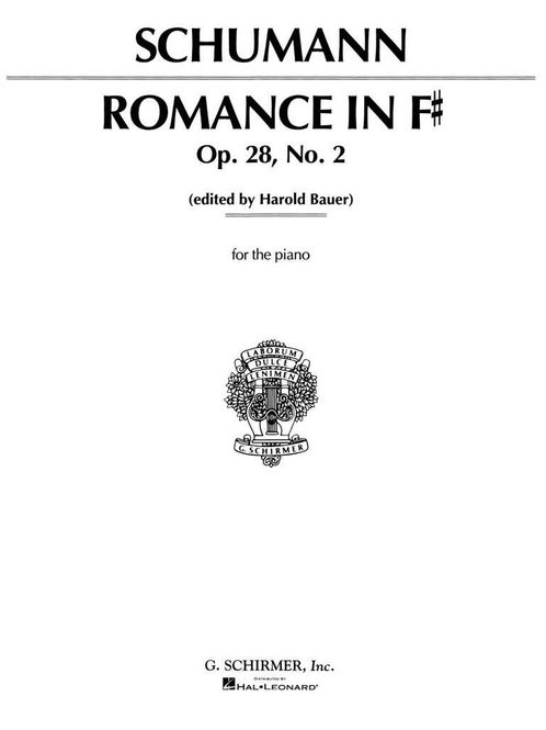 Hovedbilde Robert Schumann - Romance, Op. 28, No. 2 in F Sharp
