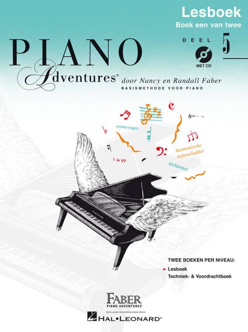 Hovedbilde Piano Adventures: Lesboek Deel 5 +CD