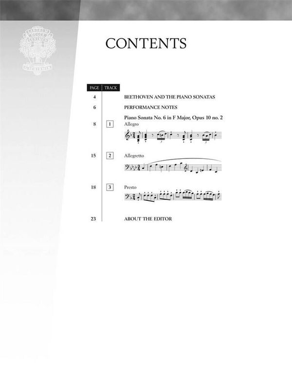 Ludwig van Beethoven - Piano Sonata No.6 In F Op.10 No.2