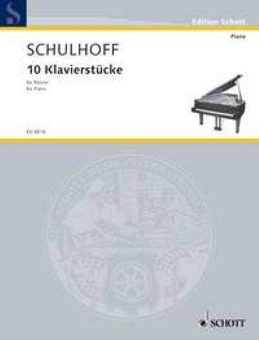 Hovedbilde Erwin Schulhoff - 10 Piano Pieces op. 30