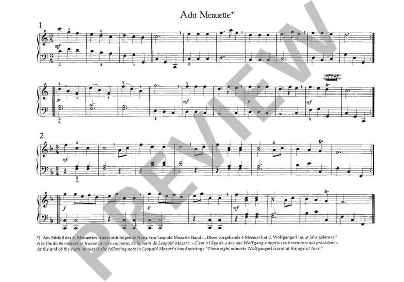 Leopold Mozart - Nötenbuch Fur Nannerl