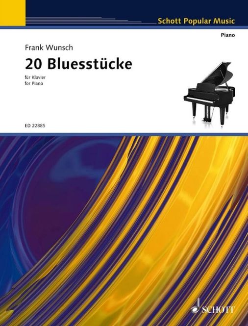 Hovedbilde Frank Wunsch - 20 Bluesstücke für Klavier